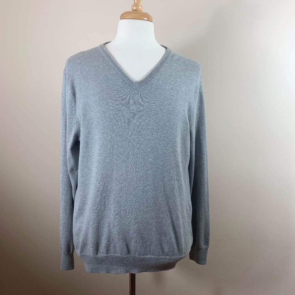 J. Crew Cashmere Blend V-Neck Sweater
